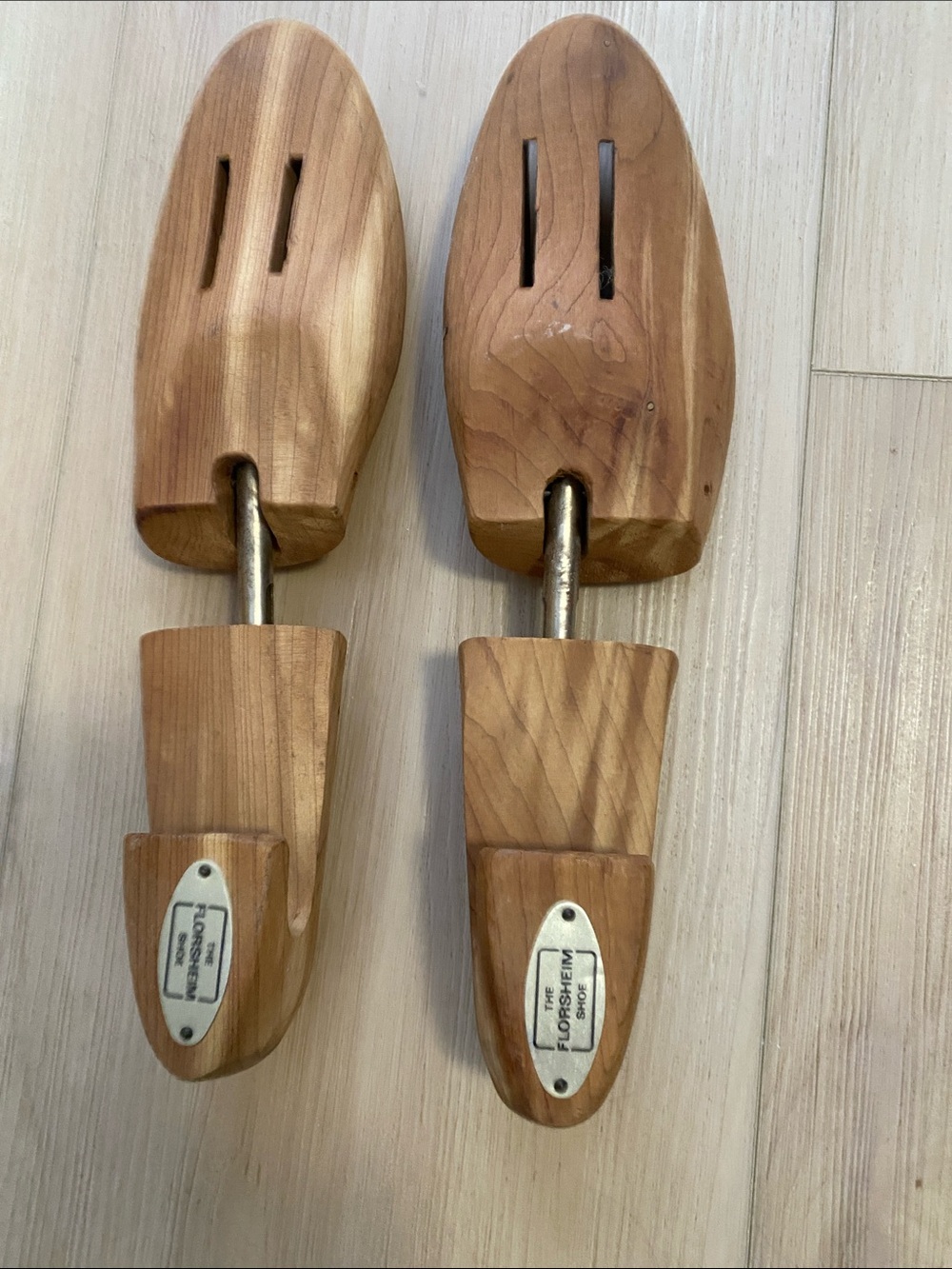 Florsheim Wooden Shoe Trees in Natural Wood Tone